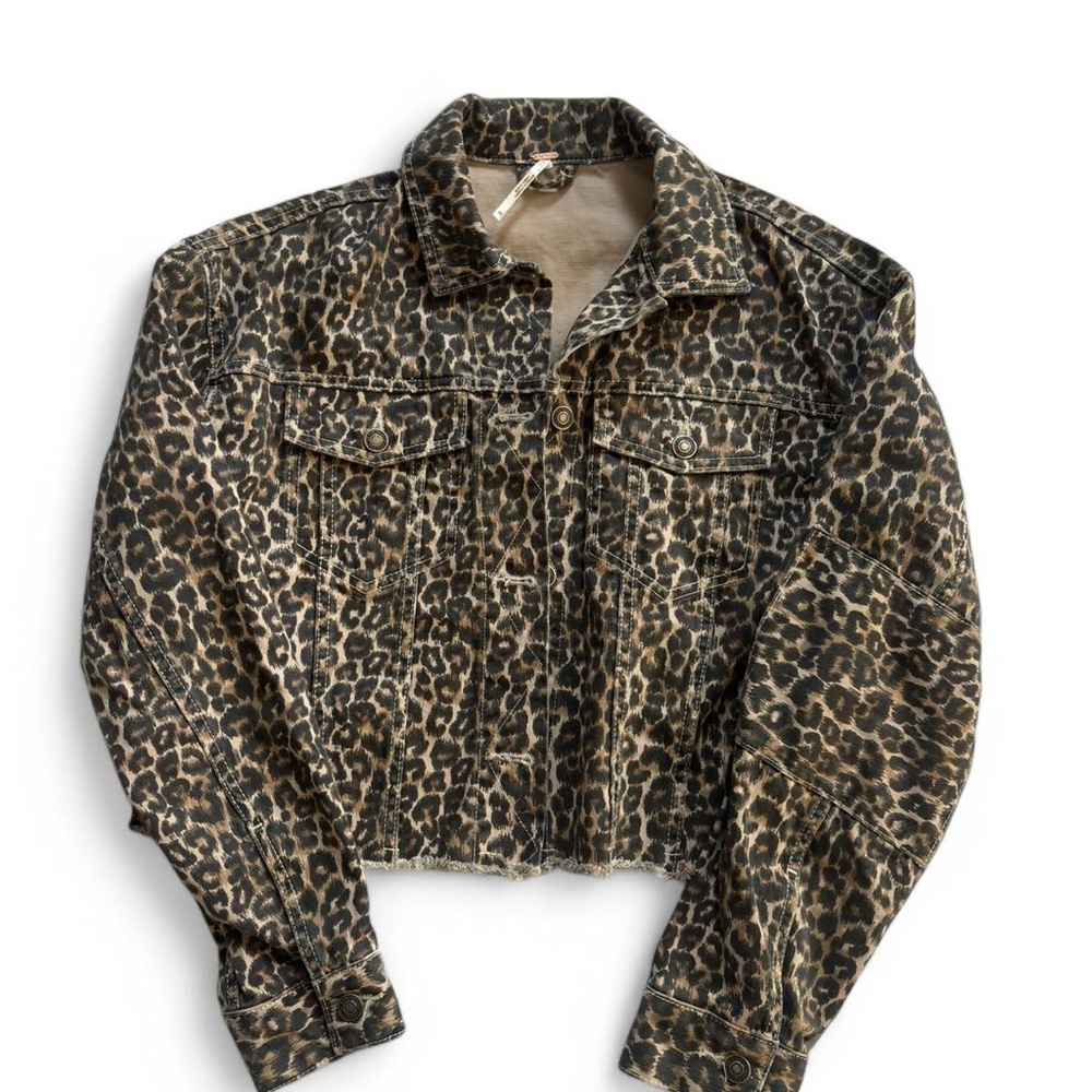 Free People Leopard Print Jacket